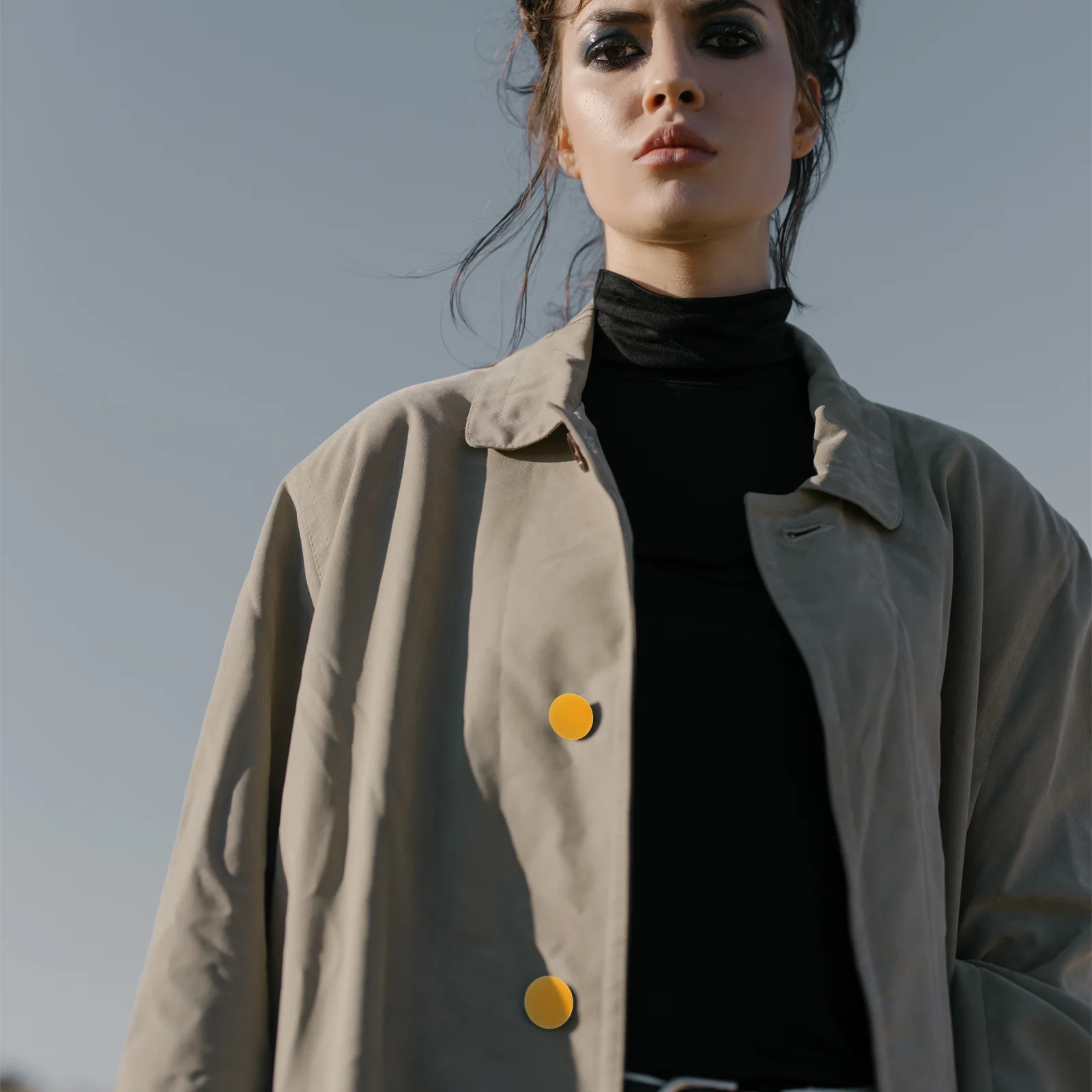 

30Pcs Round Cloth Fabric Covered Buttons Metal Shank Buttons for Coats Suits Jackets Sewing Craft Projects Decorative