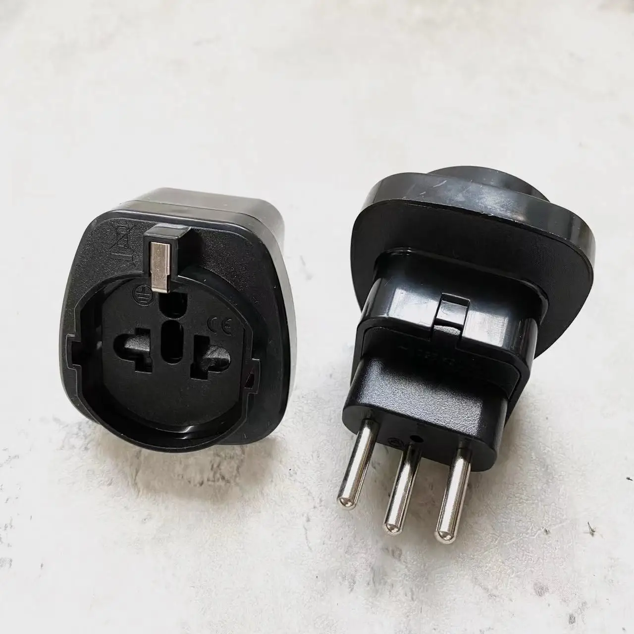 1pcs EU 10A 250V germany french japan india to switzerland travel adapter charger eu us au uk to swiss power plug converter