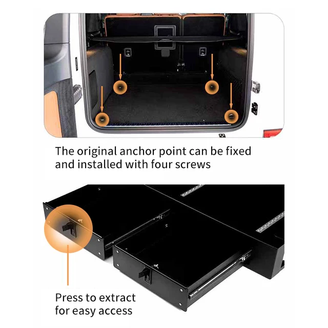Suitable for Benzz G-Class W464 W465 Luggage Locker Locker Luggage Drawer Modification