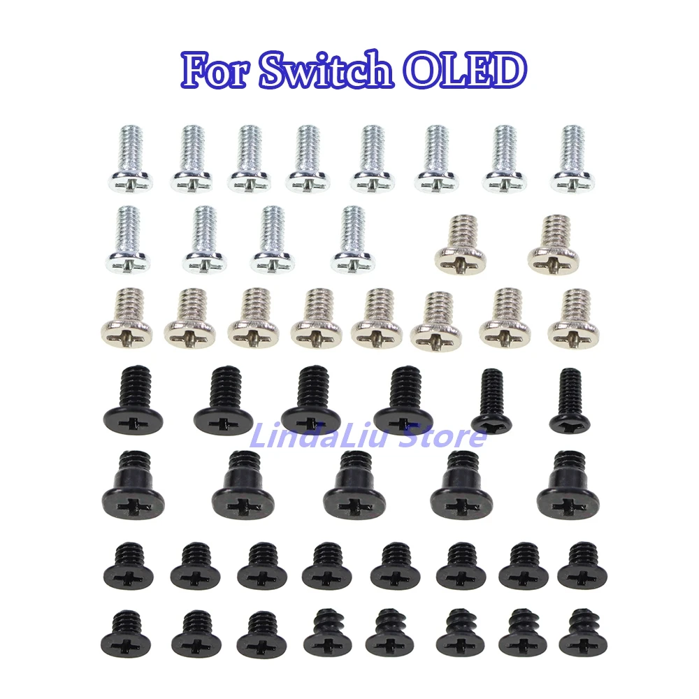 1set Full Housing Screws For Switch NS Lite Oled Pro Full Set Screws Mount Replacement Kit Game Accessories