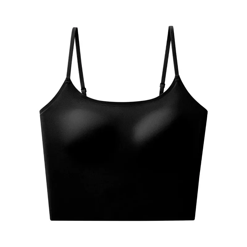 Autumn Winter MOYISU Seamless Bra: Invisible Lined Camisole Anti-Peep Undershirt Strap Sexy  Support Cozy Layering UK Essential image 2