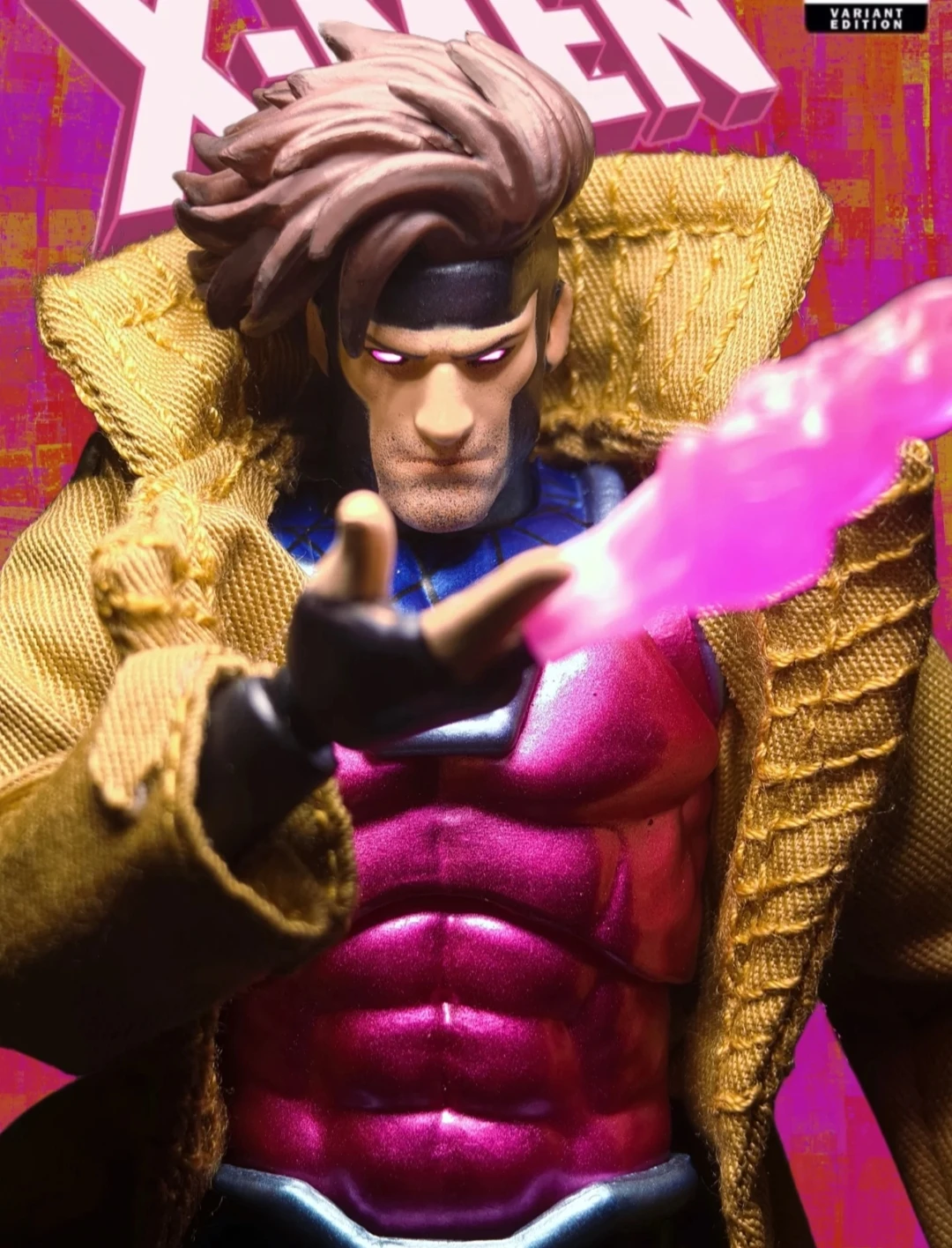 متوفر في المخزون Ct Toys Gambit Mafex 131 X-Men عمل الشكل SHF أنيمي الشكل تمثال تمثال حقيقي نموذج هدايا مخصصة اللعب
