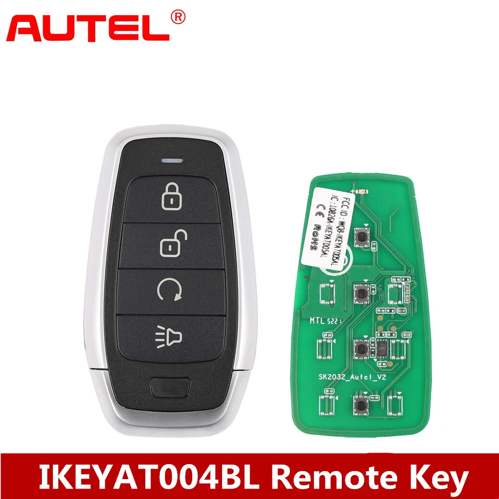 

AUTEL MAXIIM IKEY Standard Style IKEYAT004BL 4 Buttons Independent Smart Key (Remote Start)