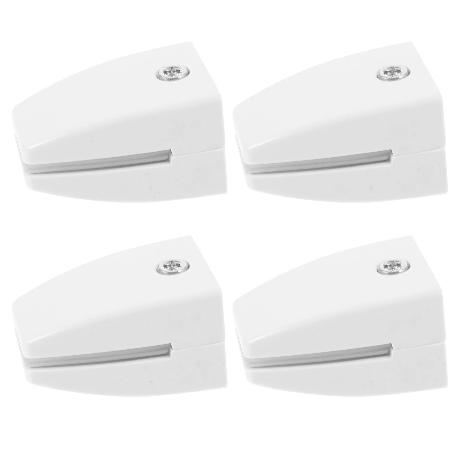 4 قطعة مقسم مكتب المشابك مقاطع الشاشة البلاستيكية لأقسام الزجاج الخشبي لوحة الخصوصية جبل مكتب المدرسة المنزل التدريس