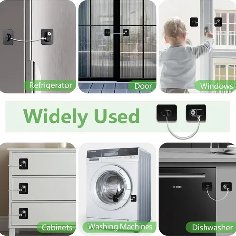 8 best sales बेबी प्रूफ कैबिनेट लॉक - №5