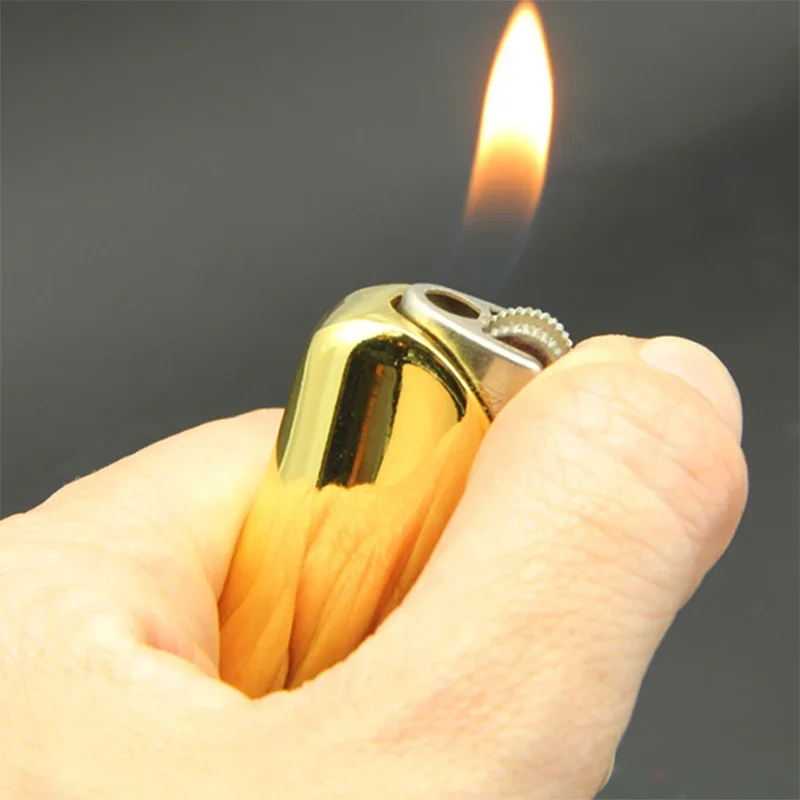 Stylish Metal Lighter Case Ice Mirror Sleeve Cover Holder for Bic J5 Mini Lighters Smoking Accessories