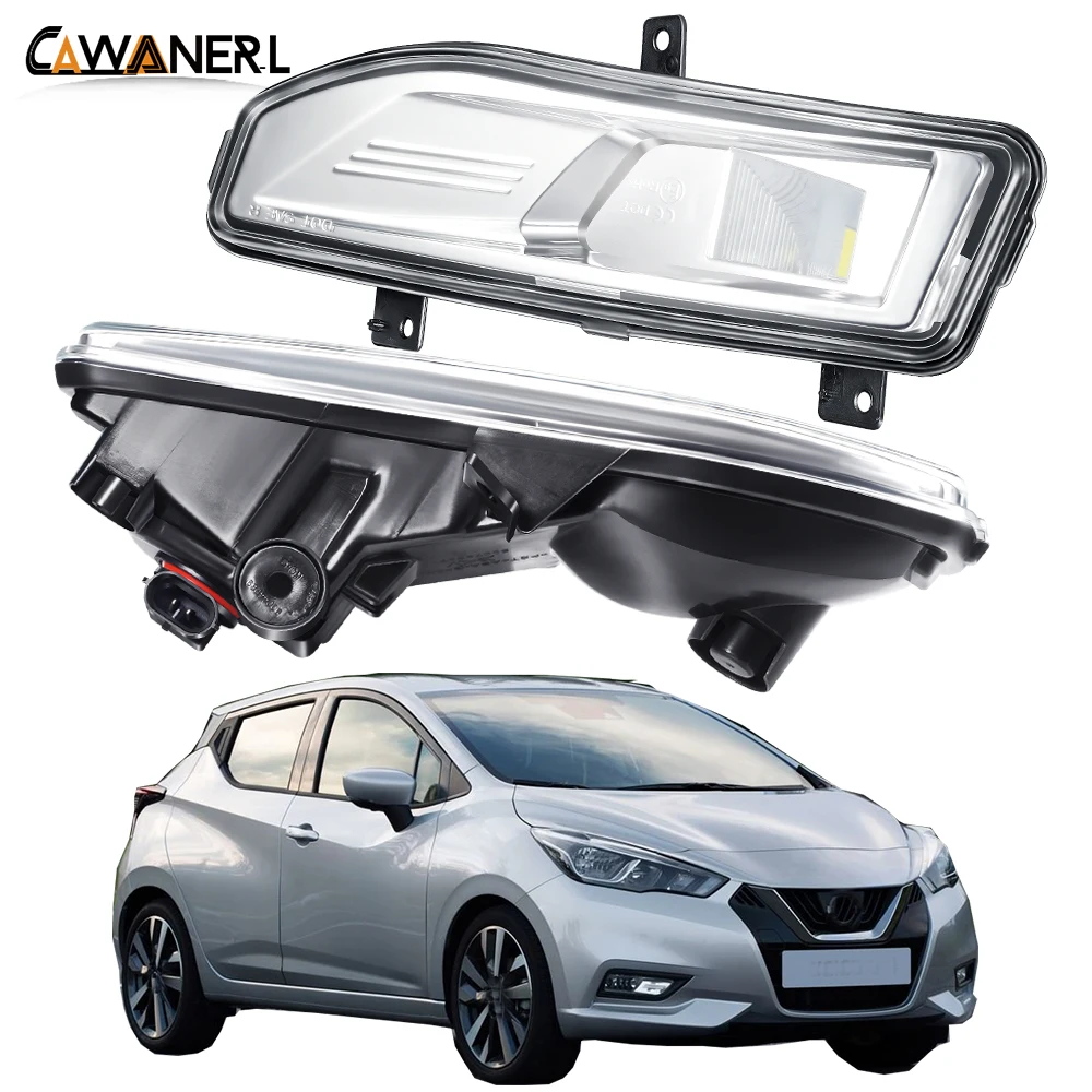 

2 X Fog Light Assembly 30W Car Driver + Passenger LED Fog Driving Light H11 For Nissan Micra V K14 2017 2018 2019 2020 2021 2022