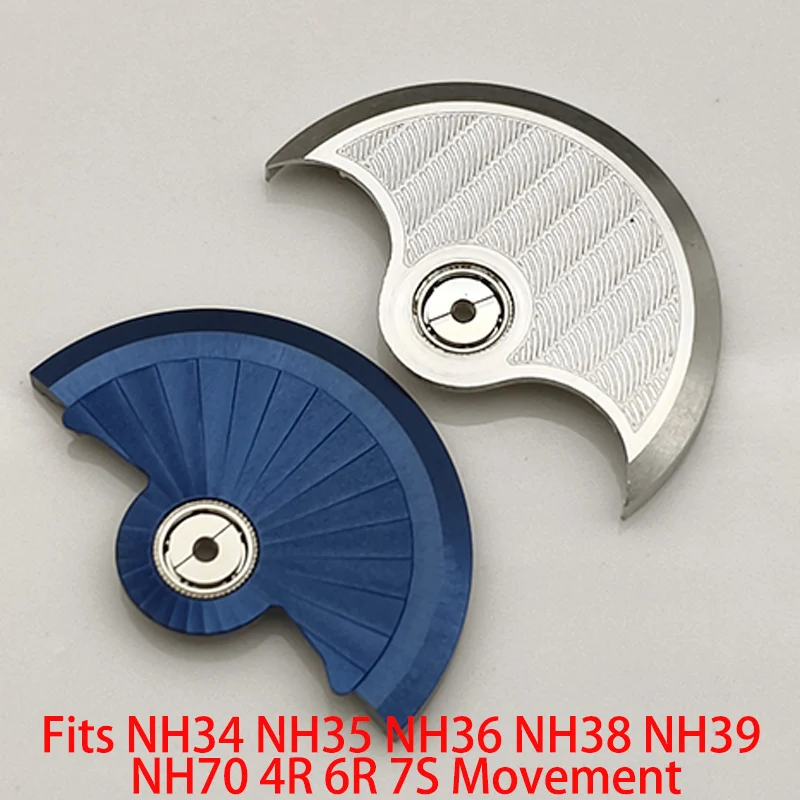 

Mod NH35 Movement Automatic Hammer Rotor Fits 4R 6R NH70 NH34 NH35 NH36 NH38 NH39 7S26 Movement Men's Watch Parts Refit