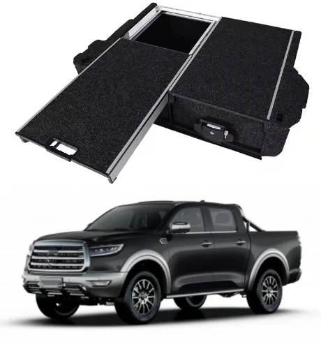 Accessories Pickup Truck Long Storage Roller Drawer System Rear Tool Box For GWM Poer/Wingle 567/Steed 567