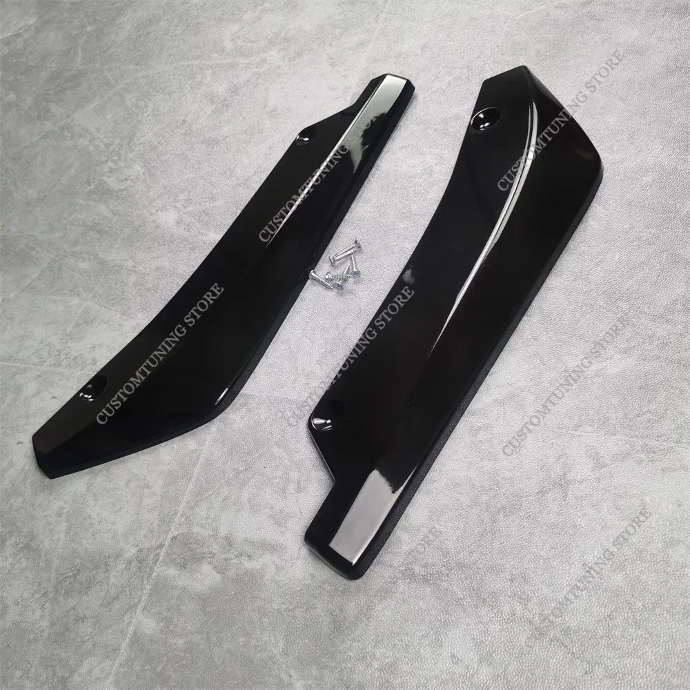 Gloss Black Rear Bumper Side Splitters For Hyundai Tucson MK4 NX4 N-Line 2021-2023 Rear Diffuser Exhaust Trim Splitter Bodykits view 5