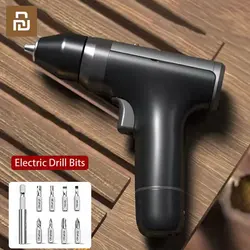 Youpin Deli Mini Electric Drill 3000mAh Battery Double Speed Brushless Screwdriver Cordless Drill Rotary Repair Home Power Tools