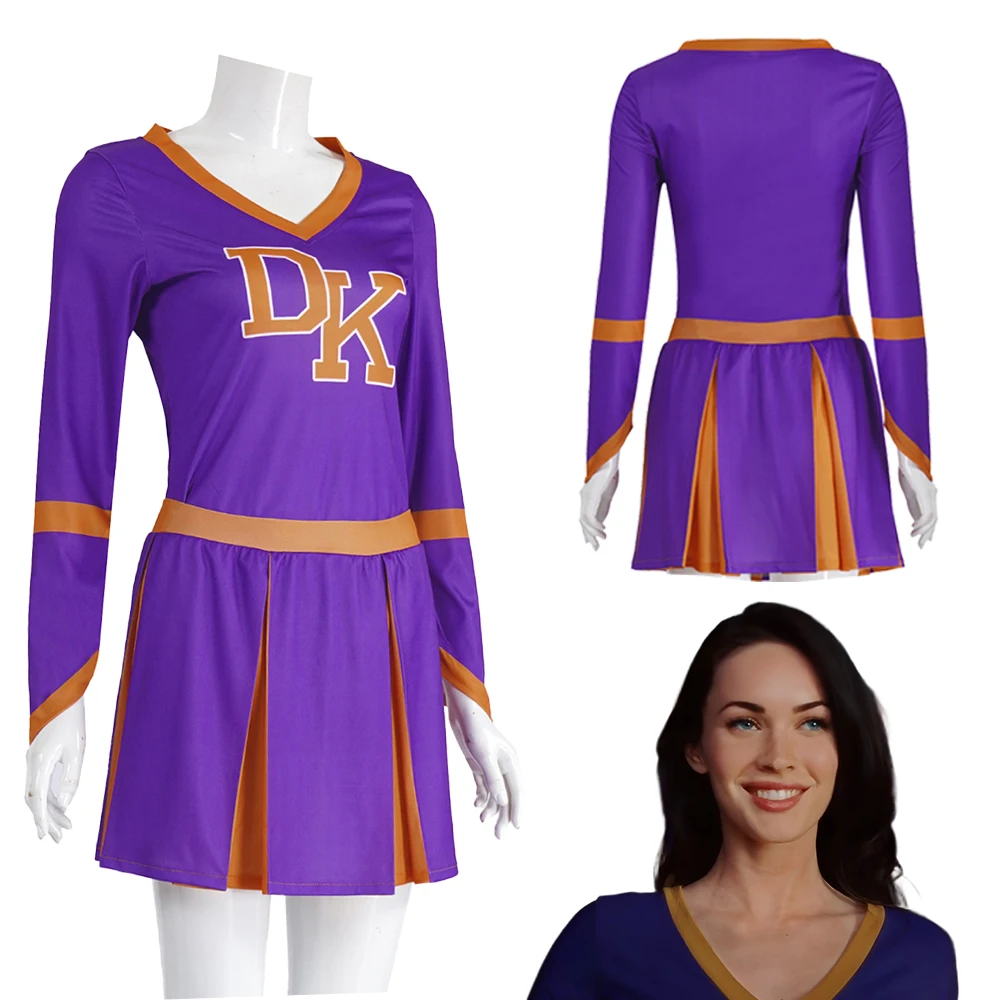 

Fantasia 2009 Movie Jennifera Cheerleading Cosplay Uniform Jennifer's Body Disfraz Costume Women Halloween Carnival Party Cloth