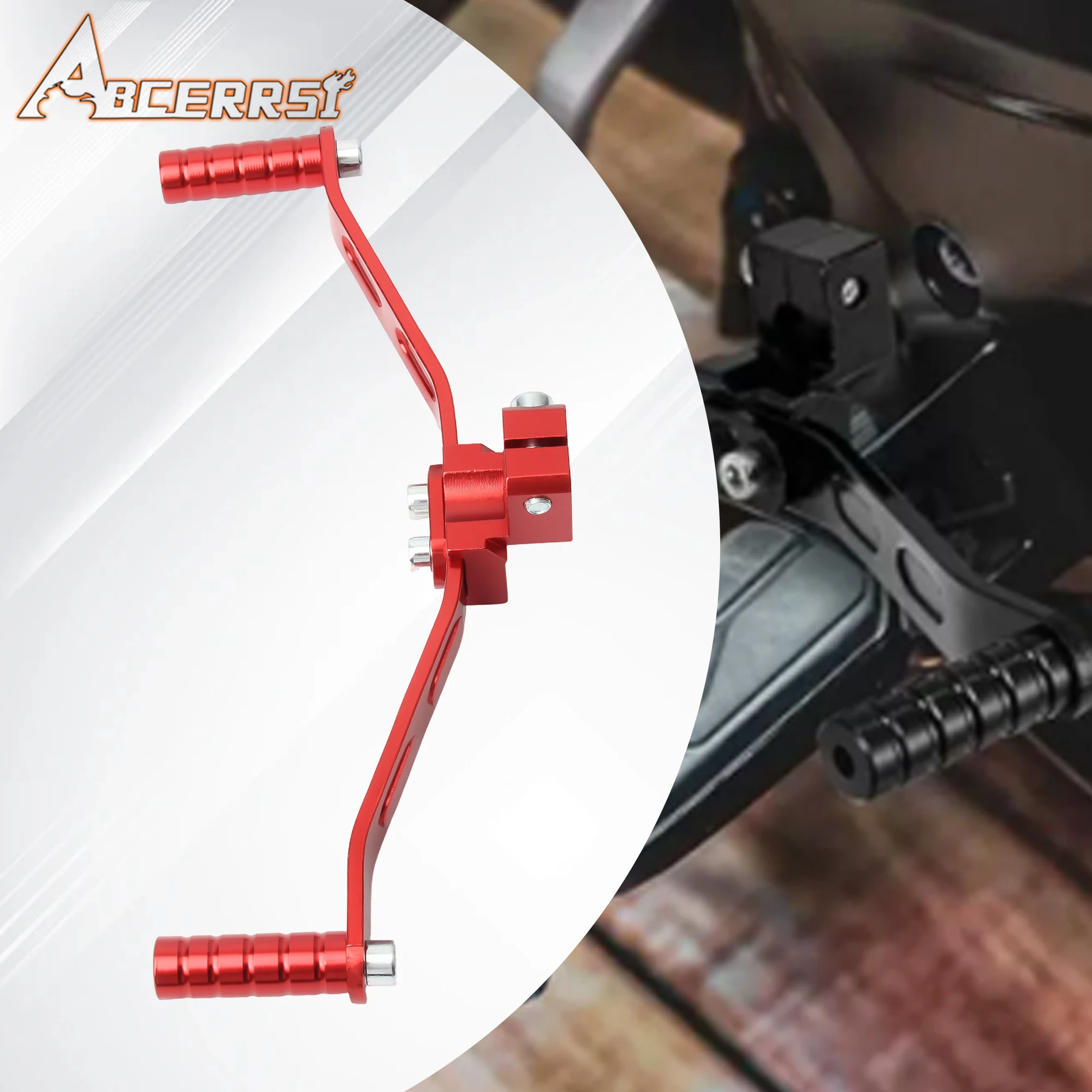 

ATV UTV Motorcycle Double-headed Gear Shift Lever Aluminum Alloy Footrest Pedal Shifter Motocross Scooter Modified Accessories