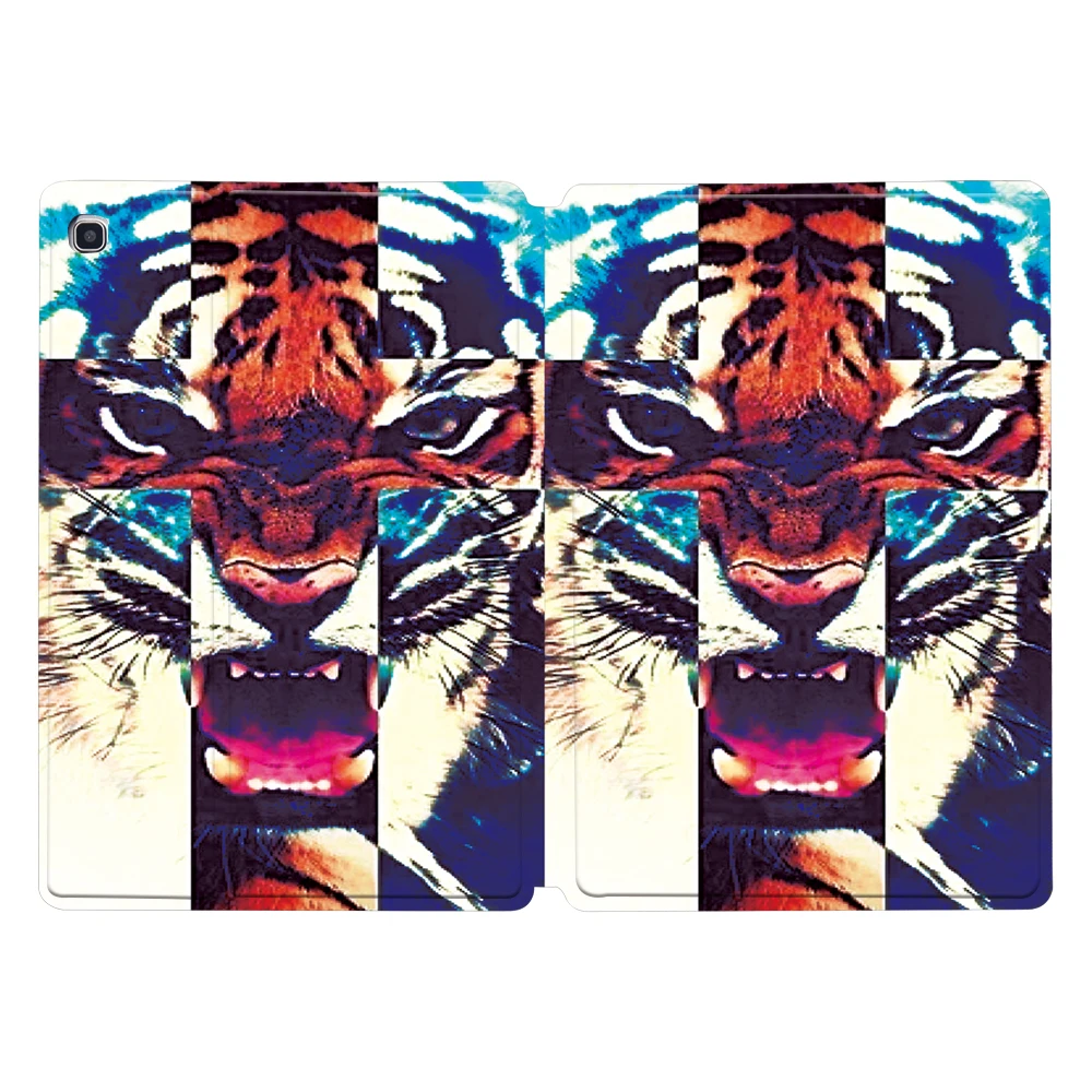 حافظة لهاتف سامسونج جالاكسي تاب A8 10.5/A 10.1(T510/T580)/S5e(T720/T725)/A 8.0(T290/T295)/S6 Lite (P610/P615) الكرتون نمط