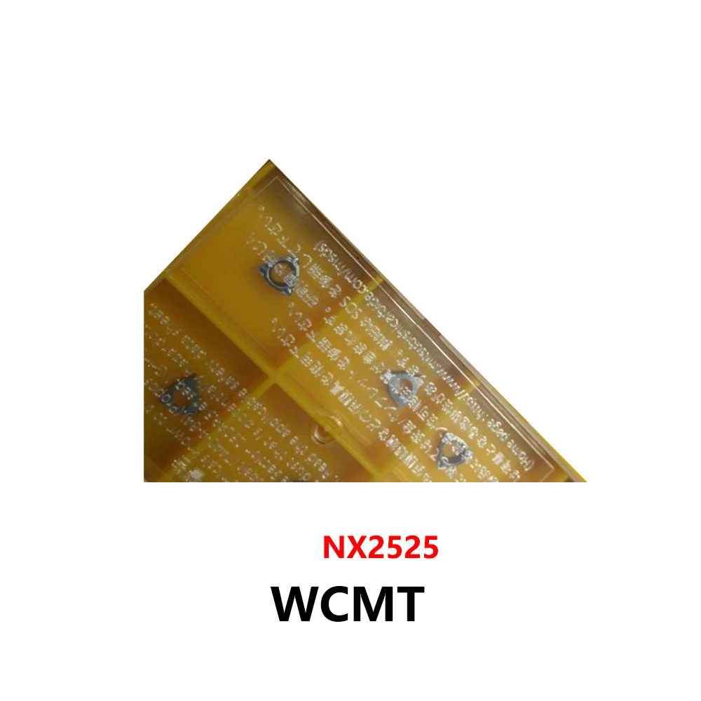 

WCMT 020104 WCMT06T304 NX2525 Оригинал WCMT 020104 WCMT0201 WCMT06T3 Токарный станок с ЧПУ Токарный инструмент Твердосплавные вставки WCMT02 WCMT06