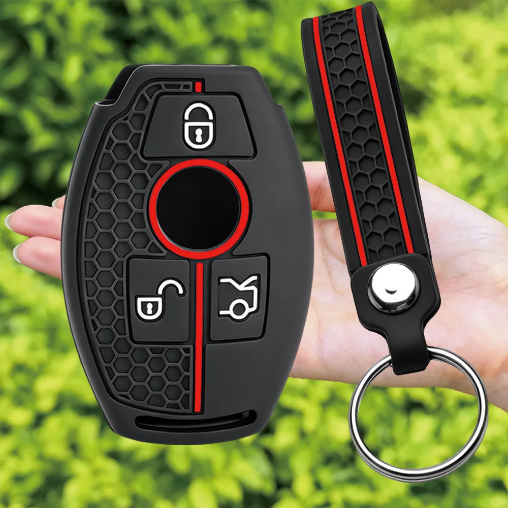 For Mercedes-Benz A-Class W176 B-Class G-Class W463 R-Class W251 GLA GLK C-Class W204 Flexible Remote Fob Case Classic
