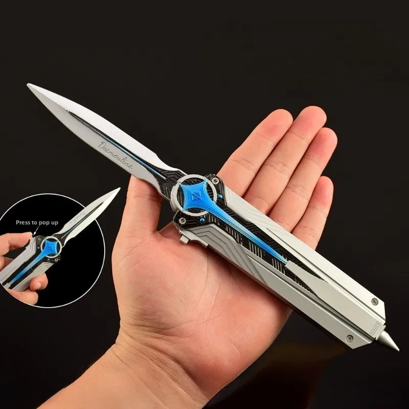 Modelos periféricos de juego Delta Force de 28cm/11 pulgadas, adornos artesanales de Metal, versión emergente de North Star, colecciones de exhibición de escritorio para niños