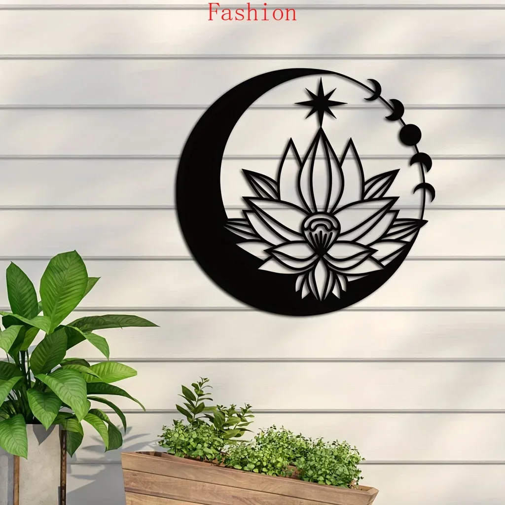 

Metal Lotus Art Home Decor Lotus Metal Wall Iron Decor Metal Lotus Sign Living Room Art Room Decor Wall Hanging decoration wall