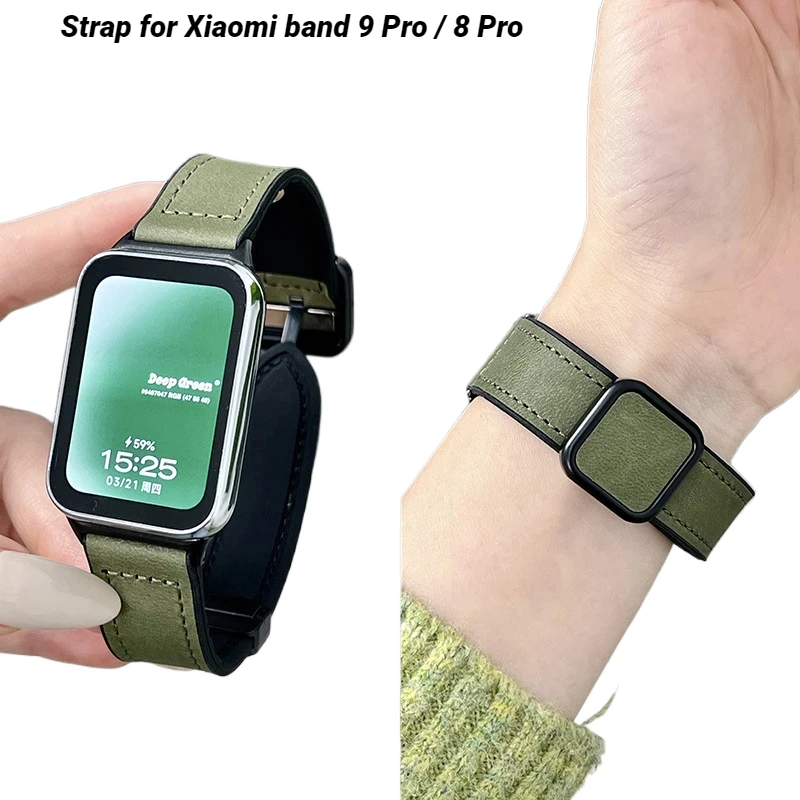 

Strap For Xiaomi band 9 Pro Magnetic Watchband For Xiaomi band 8 pro Replacement Correa Bracelet Sport Belt Accessories