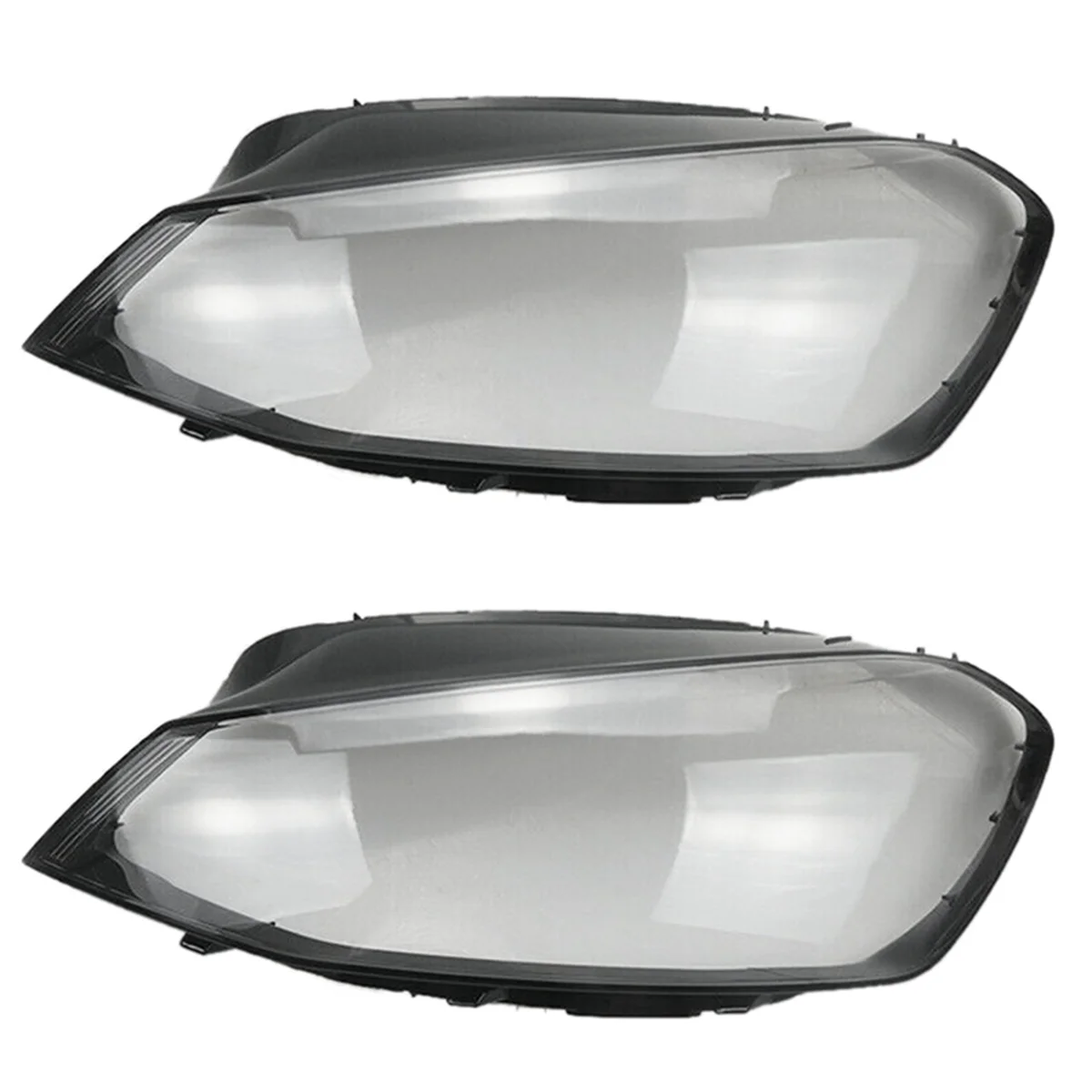 

2X for Golf 7 MK7 2014 2015 2016 2017 Car Headlight Cover Clear Lens Headlamp Lampshade Shell (Left Side)