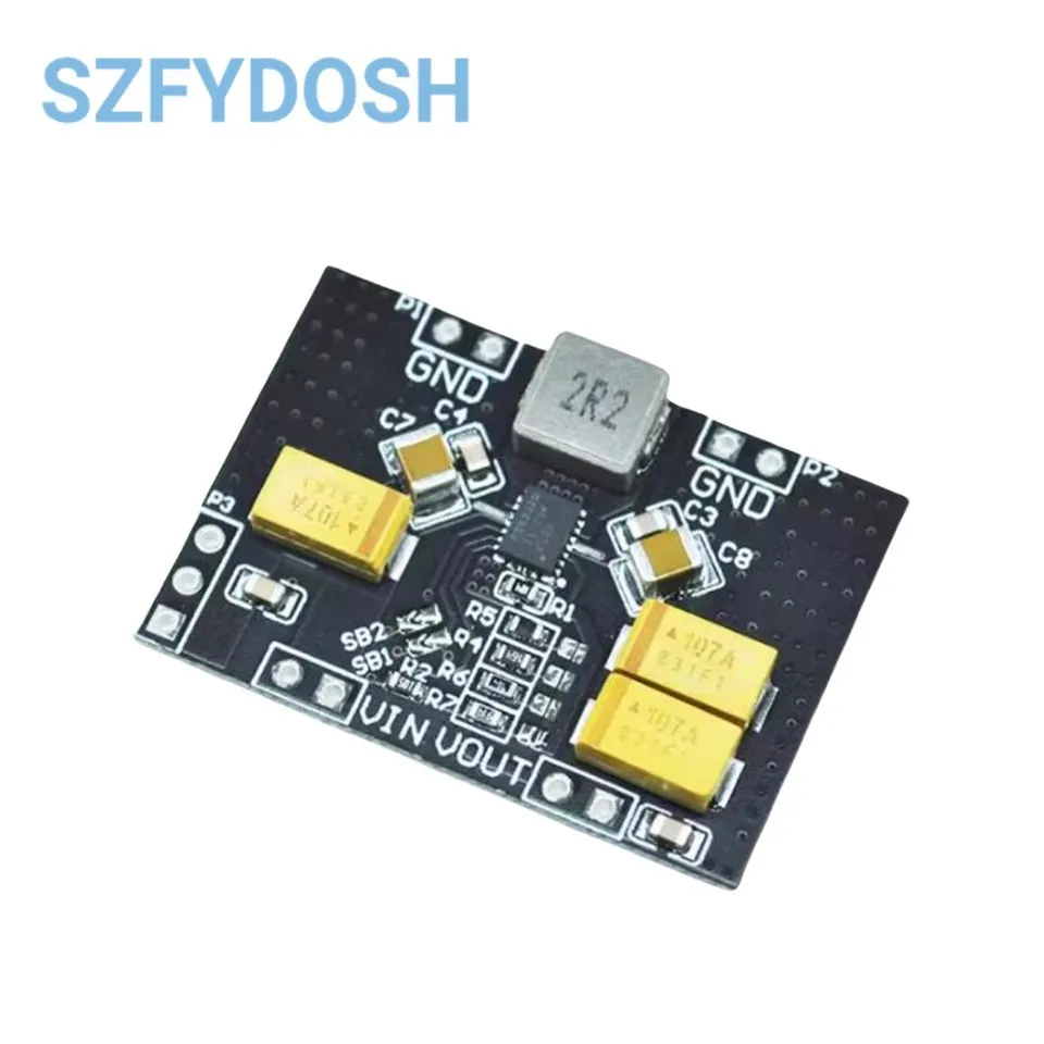 TPS63020 modul daya otomatis buck, 2.5V 3.3V 4.2V 5V baterai lithium riak rendah