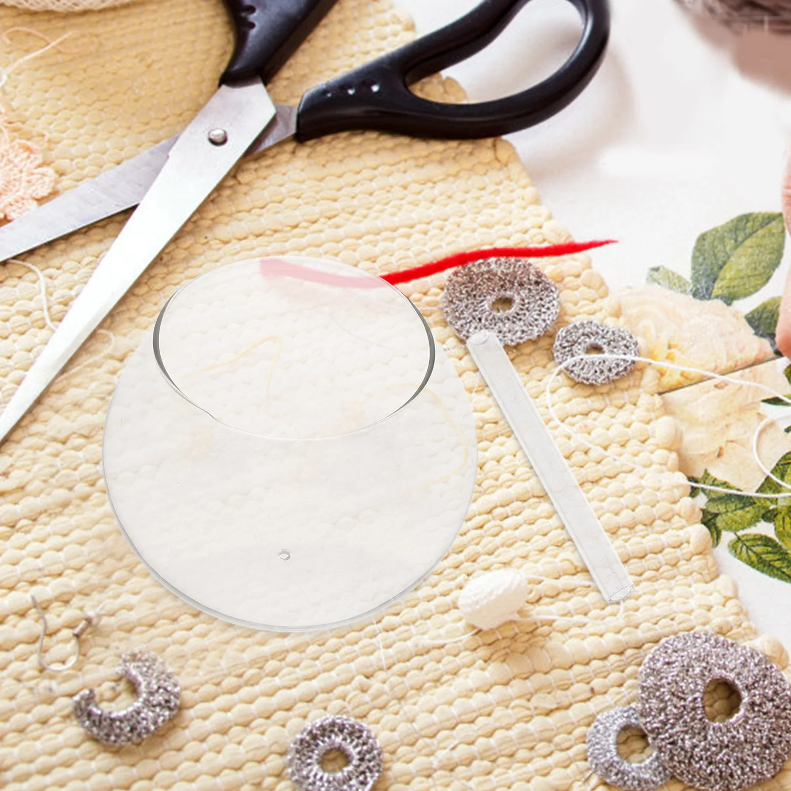 

6Pcs Japanese Glass Wind Chimes Transparent Handmade DIY Craft Kit for Outdoor Garden Patio Home Decor Wind Bells