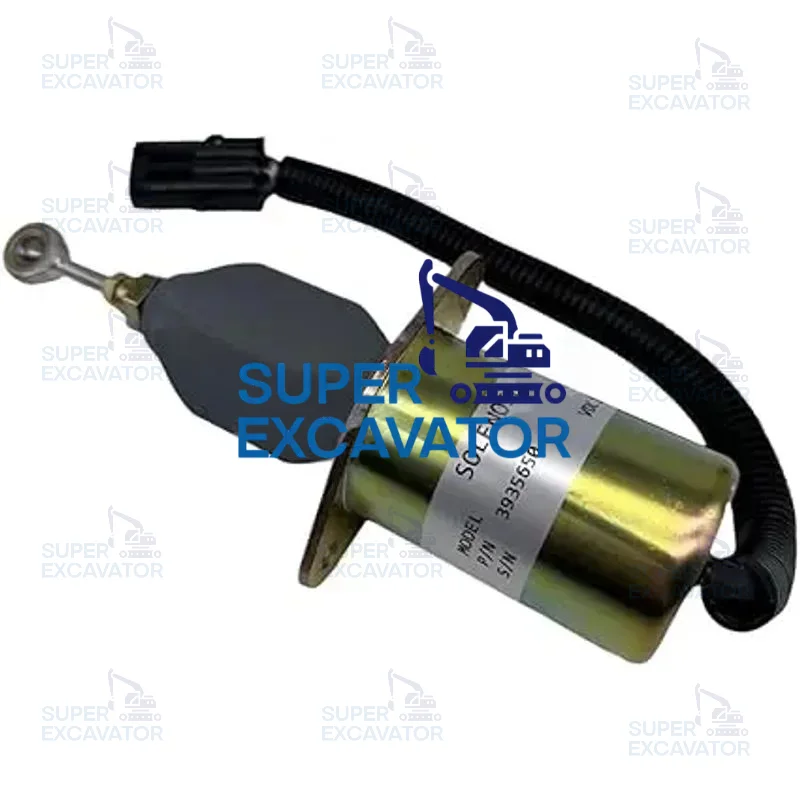 

Engine Parts Fuel Shutoff Solenoid 24V 3935650 Stop Solenoid for 6CT