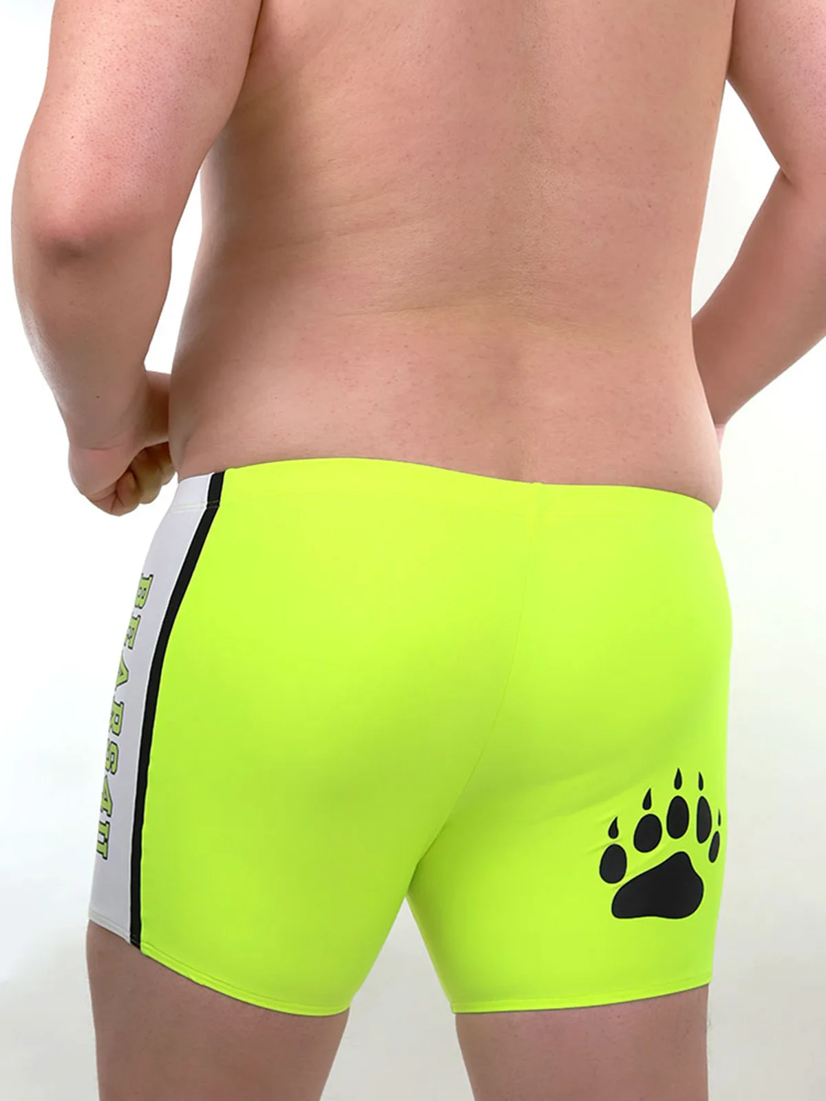 Bear Paw Claw Men Plus Size Swimwear Swimsuit Male Swimming Pool Shorts Bathing Suit BEARS4U Elastic Waists Trunks Beach Boxers