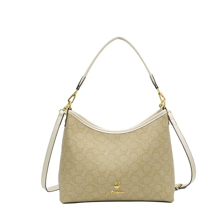 Trendy Vintage Leather Diaper Bag For Women Designer Large Capacity Tote Minimalist Elegant Luxury Casual Shoulder Bag - view 5