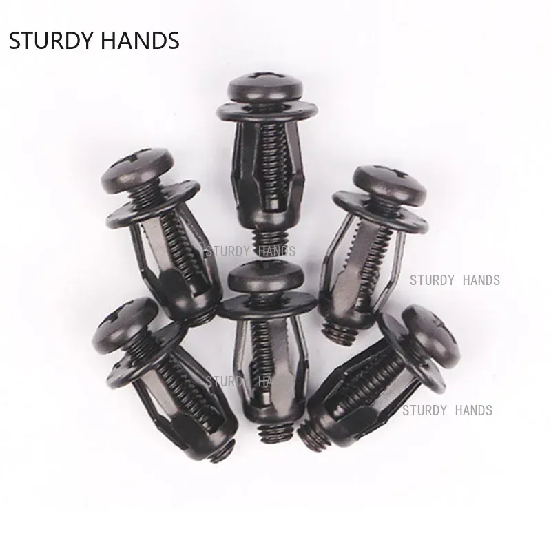 10 Buah Drywall Jangkar Eternit Rongga Plug Dowel Berongga Dinding Jangkar Molly untuk Langit-langit Ekspansi Sekrup Mobil Dasar Penahan