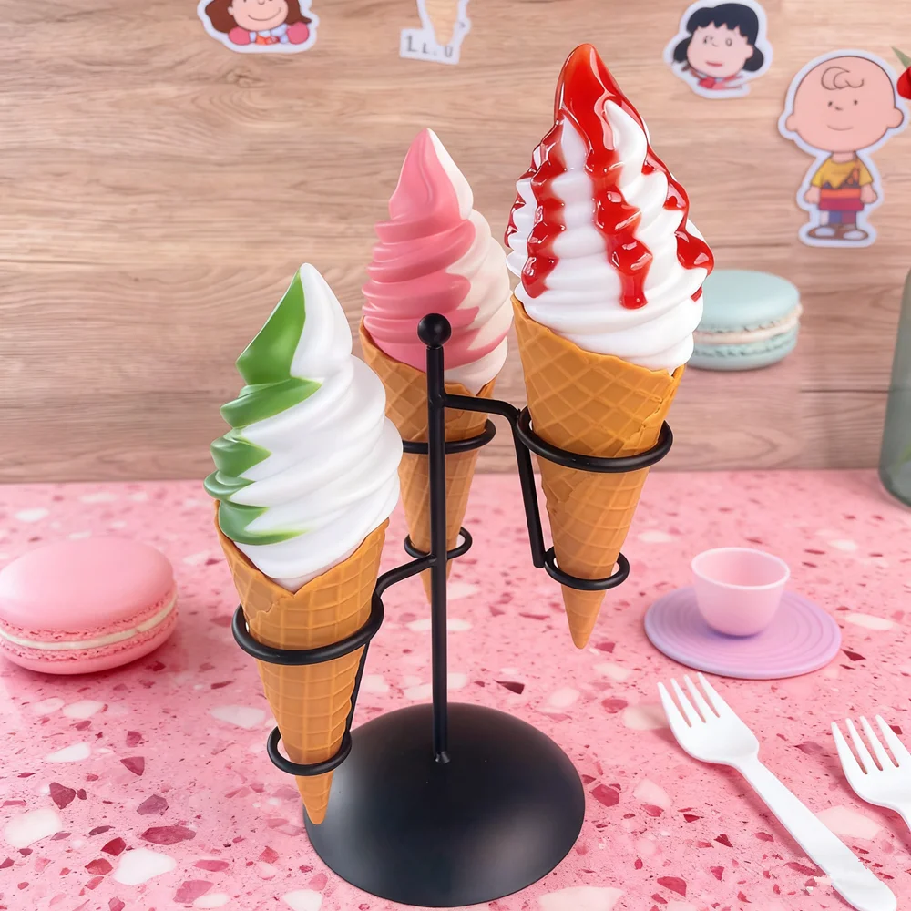 21cmのプラスチック製リアルなアイスクリーム、店舗ディスプ - Photography Of Food のレビューと価格