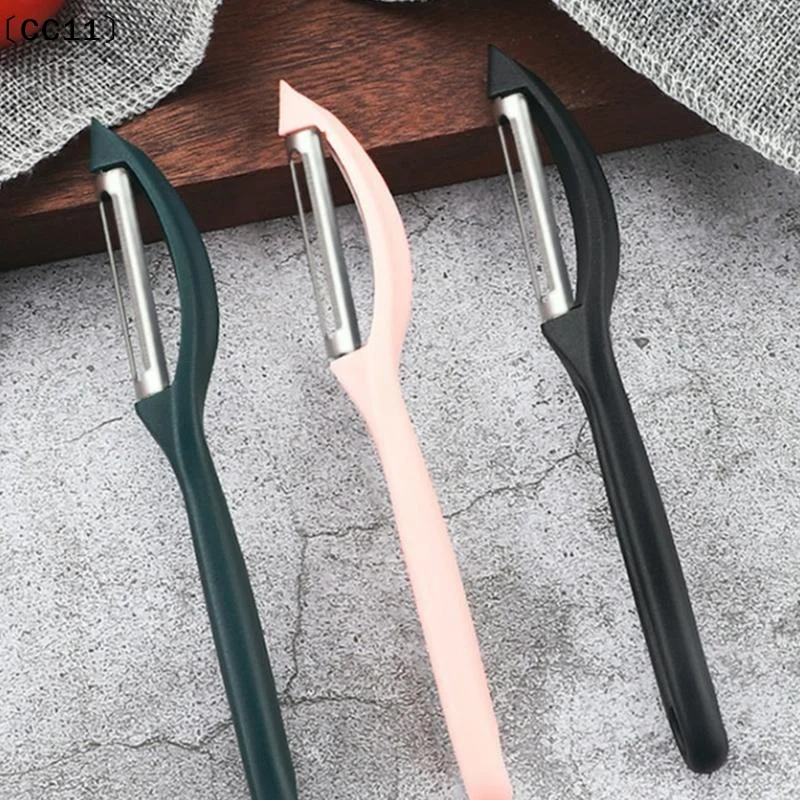 1pc Stainless Steel Peeler Vegetable Fruit Potato Peeling Remover Vegetable Plane Peelers Manual Fast Peeling Kitchen Tool〔CC11〕