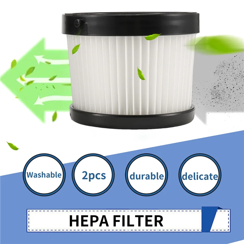 A44F-2 pezzi DCV5011H filtro HEPA per aspirapolvere portatile senza fili DCV501HB, con 4 filtri con manicotto in schiuma e 1 spazzola