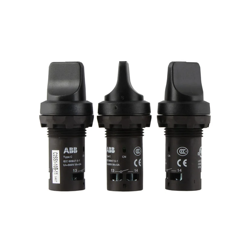 ABB Push Button Switch CP1-10R-11 CP1-10G-11  Flat button C2SS1-10B-11Two-position selector switch C3SS1-10B-11 Select button
