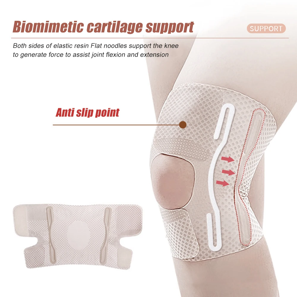 1PC Knee Brace with Side Stabilizers Relieve Meniscus Tear Knee Pain ACL MCL Arthritis,Joint Pain Relief,Adjustable Knee Support