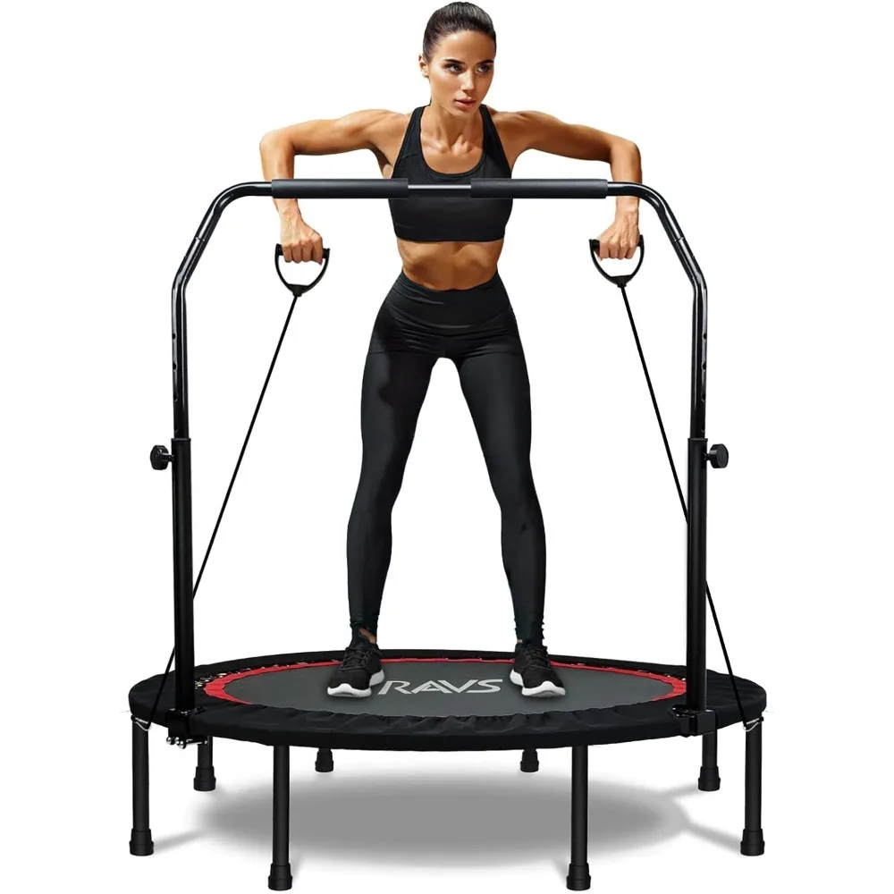 

Mini Trampoline for Kids Adults 48" Foldable Fitness Rebounder Kids Trampoline