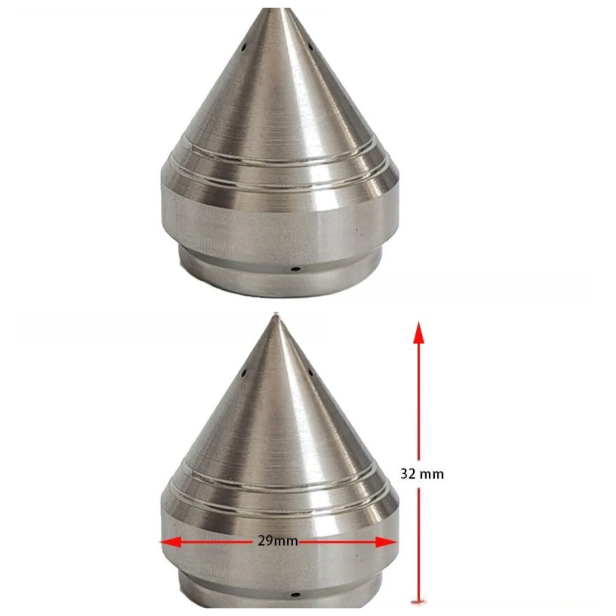 3 Points 3/8 High Pressure Nozzle Mini Puncture Nozzle To Clean Sludge Grease Small Pipe Dredging Machine Accessories Nozzle