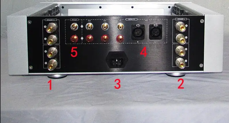 مضخم صوت E1 عالي الطاقة للتحكم عن بعد ومضخم صوت مدمج أمبير منزلي كبير ديناميكي hifi