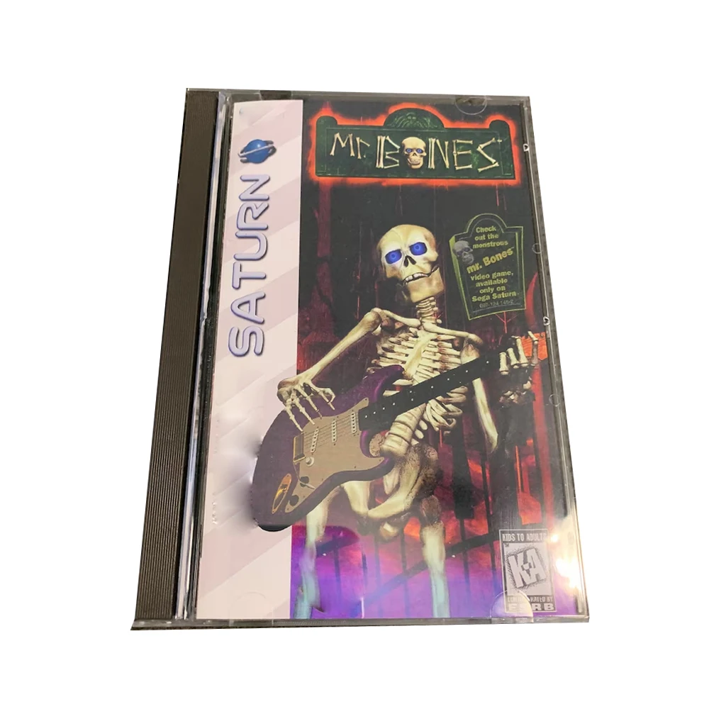 Saturn Copy Disc Game Mr Bones With Manual Unlock SS Console Game Optical Drive Retro Video Direct Reading Game