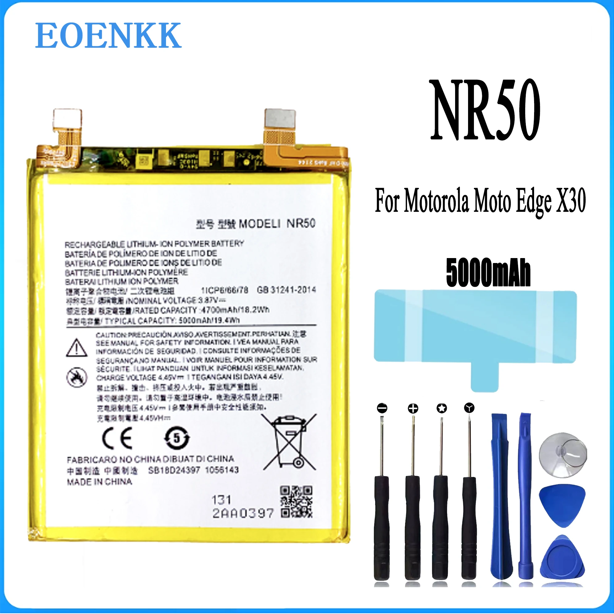 

NR50 Battery for Motorola Moto Edge X30 X30 5G 2021 XT2201-2 Edge 30 Ultra Original Capacity Replacement Repair Part Mobile Phon