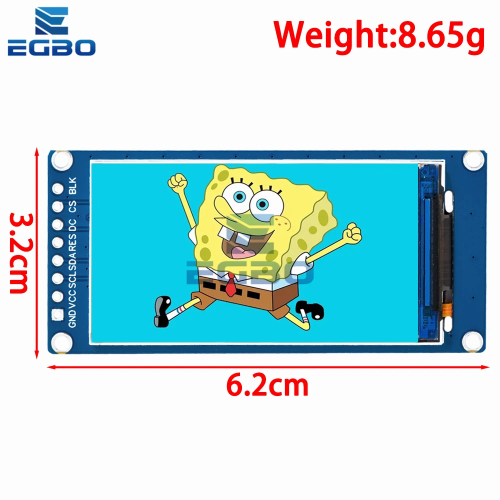 1PCS~10PCS 1.9 inch IPS full angle TFT display screen LCD screen color display module SPI serial port high-definition 170x320