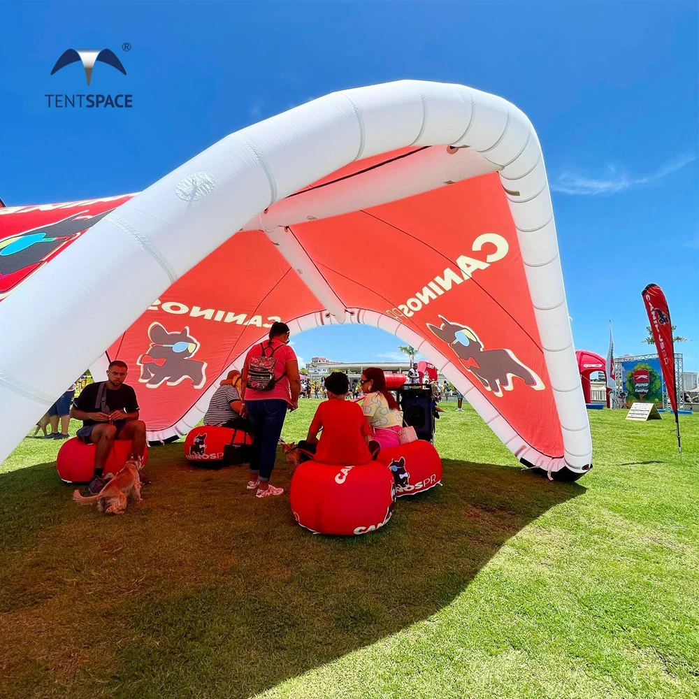 

High Quality Wedding Event Party Inflatable Tent TPU Inside Inflatable Fireproof Tent Custom Inflatable Tent Large for Race