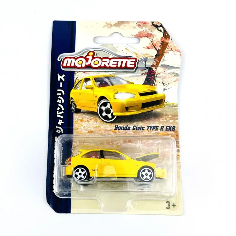 Majorette 1:64 civic R EK9 Century supra Cefiro A31 nissan skyline GT-R R34 Collection die cast alloy car model decoration gift