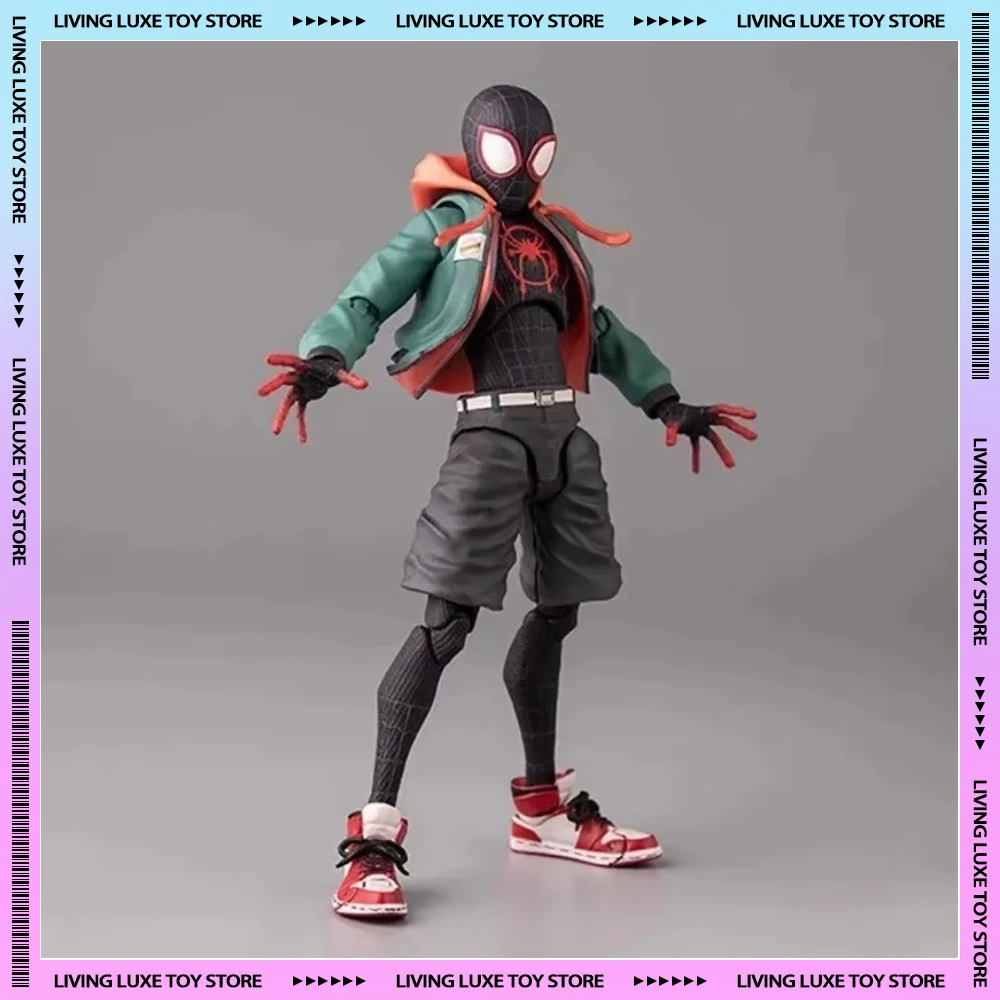 Spider Man Action Figure Spider-Man Movie Peripherals Miles Morales Anime Figures Collection Sentinel Marvel Model Kids Toy