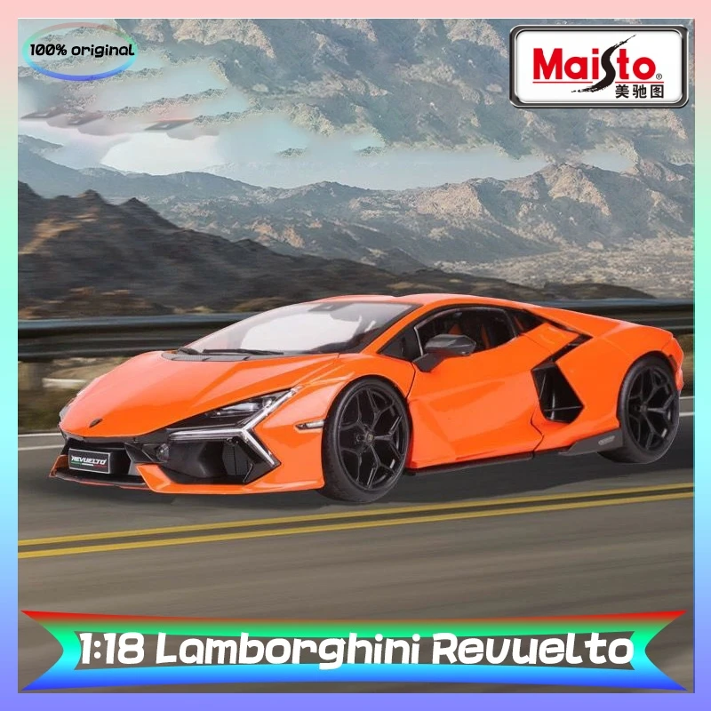 

Hot New Product Maisto 1:18 Lamborghini Revuelto Sports Car Diecast Model Edition Alloy Luxury Vehicle Toy Collection Ornaments