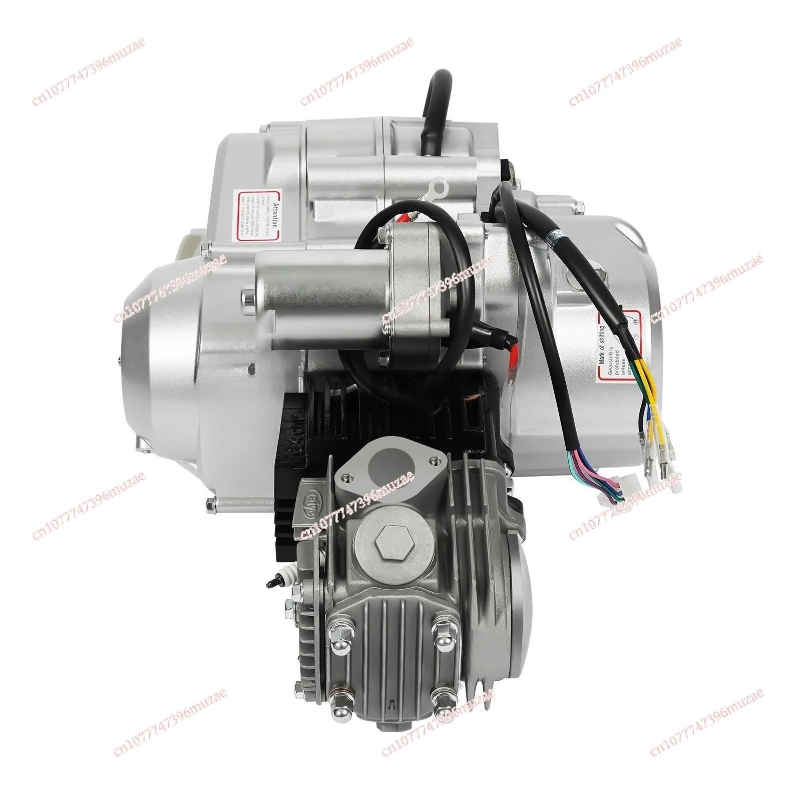 125CC 4 Stroke Semi Auto Engine Motor 4 Speed W/ Reverse For ATV Go Kart/Three advances, one retreat