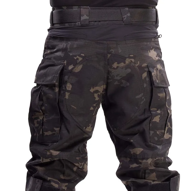 Gen3 السراويل التكتيكية كامو ملابس الصيد متعددة حدبة G3 البضائع السراويل التدريب القتالية السراويل الرجال الملابس تكتيك طارد المياه #1