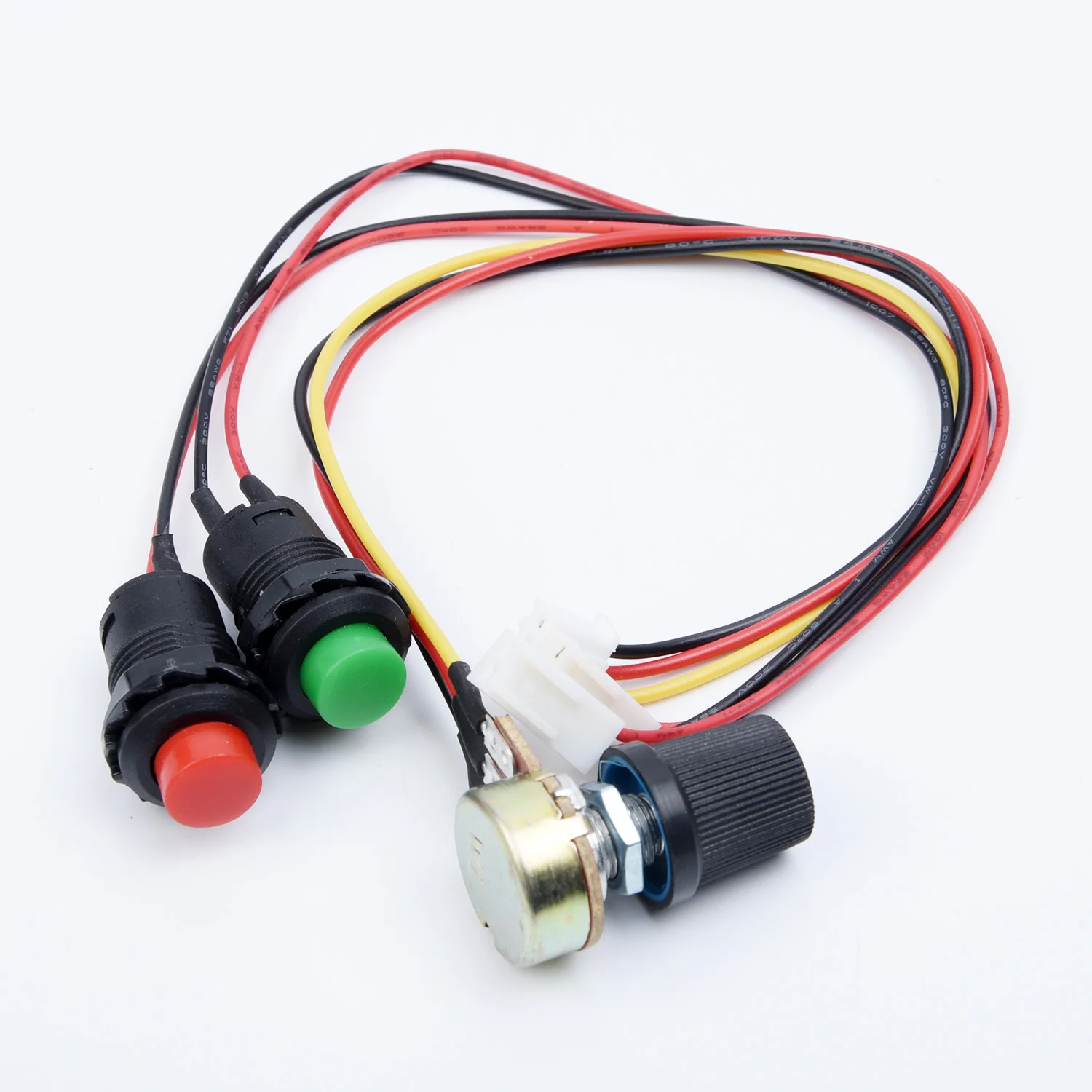 

2018 Practical Regulator Speed Motor Reversible Swit 6V 12V Reversal Button switch Reversible 3A DC Controller