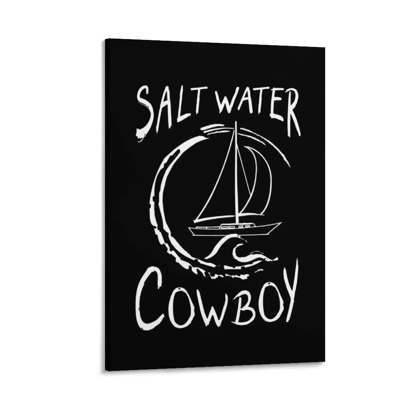 

Sailing, Saltwater Cowboy, Nautical, Wave, Surfing Canvas Painting posters interior paintings Decoration pictures room wall