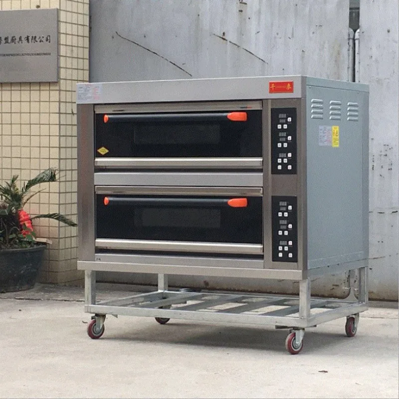 Two-tier, four-pan multi-purpose oven Large capacity double-layer bread oven